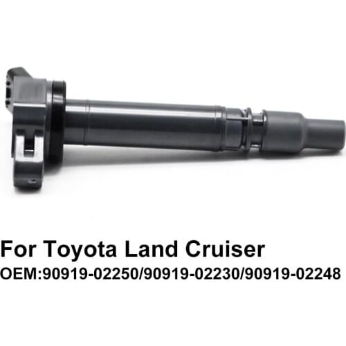 COWTOTAL Ignition Coil for Toyota Land Cruiser 4.7L 4.0L 4.5L 4.6L 5.7L OEM 90919-02230 / 90919-02248 /90919-02250 ( Pack of 4 )