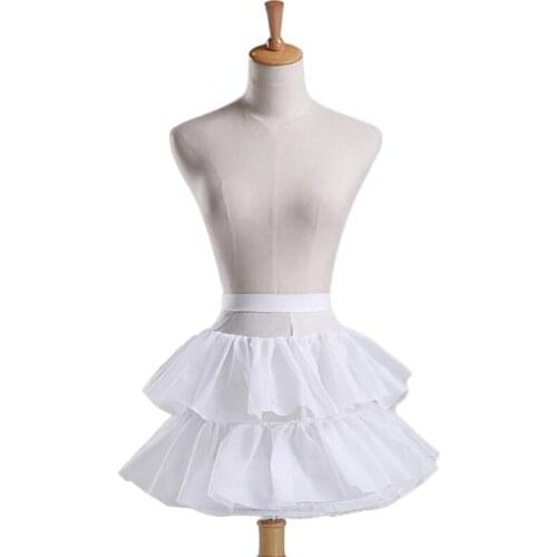 Hot Seller Womens Girls Crinoline Bubble Skirt Bustle Underskirt Cosplay Wedding Petticoat