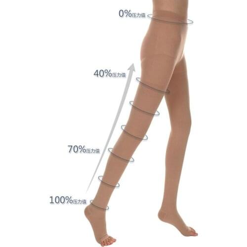 Medical varicose veins thrombosis calf sleeve stretch socks strong pressure stovepipe shaping beautiful pants elastic Leggings