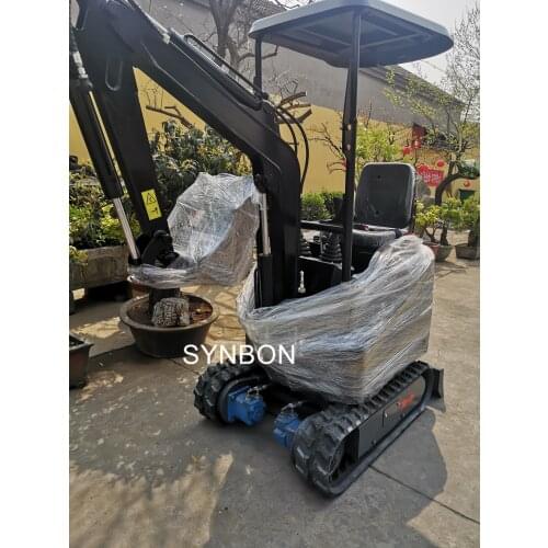 2020 1ton mini Digger for garden construction with canopy