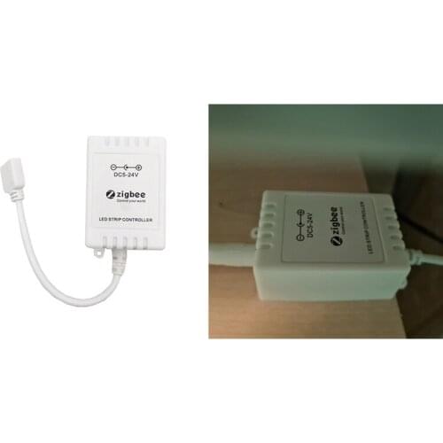 New Tuya Zigbee Smart Led Controller For Light Strip 5V-24V Compatible ZHA Zigbee2mqtt Tasmota Alexa Home