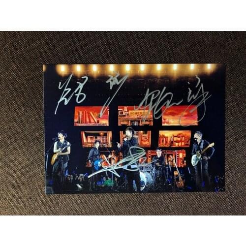 Signed Mayday Ashin autographed origina group photo 6 inches free shipping 092019M2