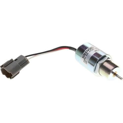 SA-3725-12 30A87-00040 Fuel Shut Off Solenoid for Mitsubishi L2E L3E S3L S4L Engine Volvo EC15 Toro 223D Mahindra 12VDC