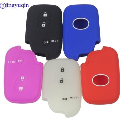 Silicone rubber car key cover holder protective case for Lexus CT200h ES 300h IS250 GX400 RX270 RX450h RX350 3 button remote key