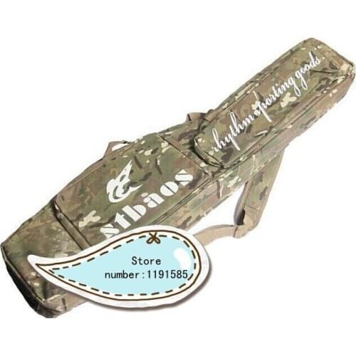 120cm Tactical Carry Hand Case Multicam Rifle Gun Slip Double Bag 47"