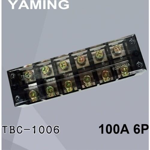TBC-1006/TB-1006 Fixed Type Connection Terminal Row with screws Plate [Copper]