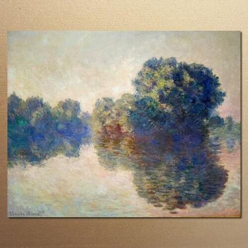 High quality Claude Monet paintings The Seine near Giverny oil on canvas hand-painted Home decor