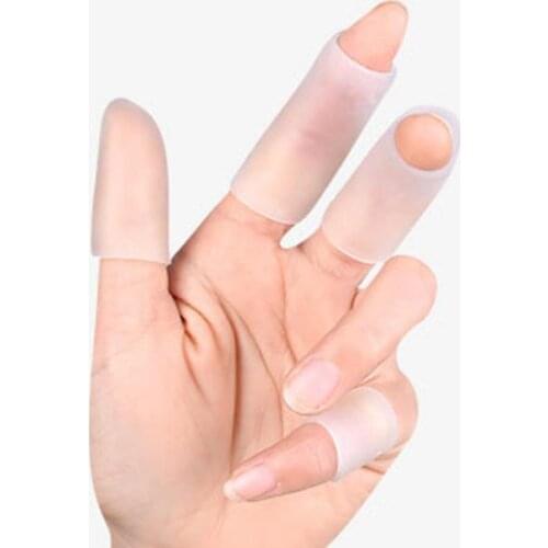 Finger Protectors Covers Transparent Elastic Toe Finger Guard Toe Protector Exquisite Anti-slip Finger Cover for Student