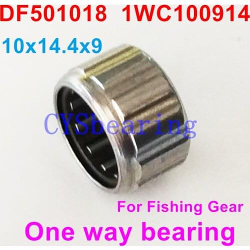 1/2/3/4/5/6PCS DF501018 1WC100914 10x14.4x9 Outer Ring Hexagon Unidirectional One Way Needle Roller Bearing For Fishing Gear