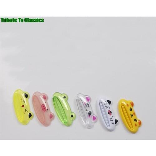 1Pc Cute Animal Multifunction portable Plastic Toothpaste Squeezer Bath Toothbrush Holder bathroom sets home items