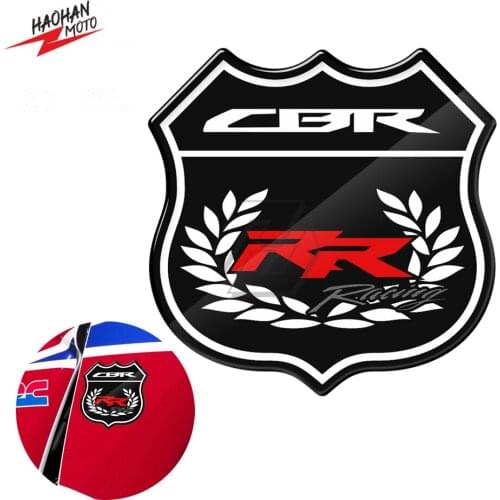 For Honda CBR600RR CBR900RR CBR1000RR CBR 1100XX 300R 150R 250R 600F 3D Resin Motorcycle Sticker