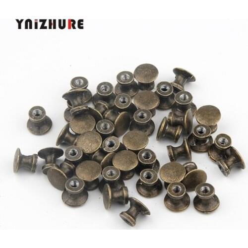 50pcs 12 * 11mm Special Offer Sale Furniture Handles Puxadores Diameter Mini Hole Handle Small Drawer Antique Tiradores Puertas