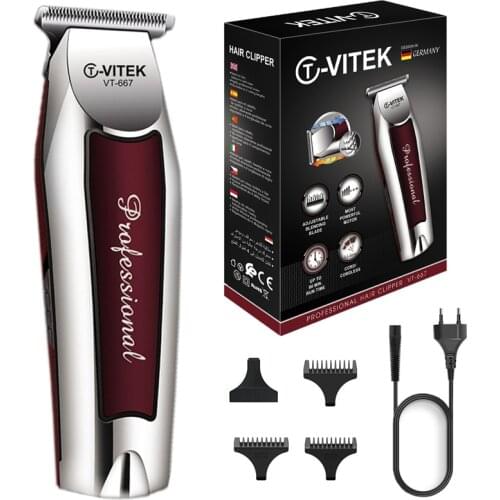 Professional electric corded cordless hair clipper hair trimmer beard haircut machine compatible with wahl 5 star detail blade