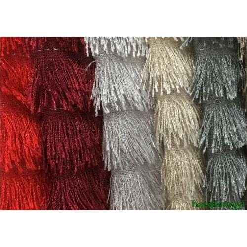 Pine needle velvet bright silk open dress long skirt plush fabric