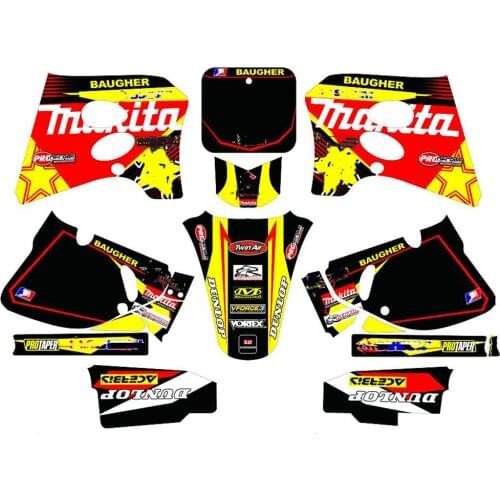 For SUZUKI RM125 RM 125 RM250 1993 1994 1995 125RM 250RM Free Customized Motorcycle 3M graphics stickers BACKGROUNDs decals kits