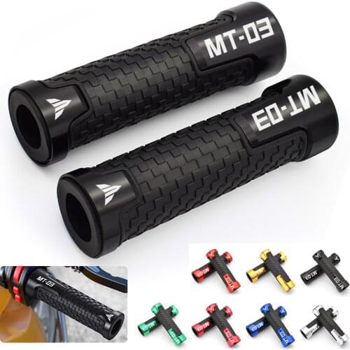 For Yamaha MT03 MT 03 MT-03 2015-2021 2020 Universal 7/8'' 22MM Motorcycle Handlebar Grips CNC Handle Bar Rubber Gel Grips
