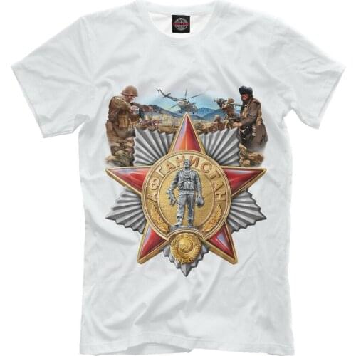Men t-shirt Russia Army Military intelligence Ussr harajuku shirt Short Casual O-Neck t shirt