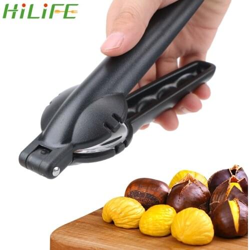 HILIFE Quick Chestnut Clip Stainless Steel Kitchen Tools Gadgets Metal Nut Cracker Nut Opener Walnut Pliers