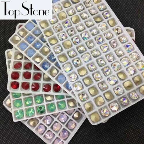 Big Sale Price 84pcs 8mm Round K9 Crystal GLass Rhinestone High Quality Rivoli crystals Mutli Colors Opal Mixed Colors
