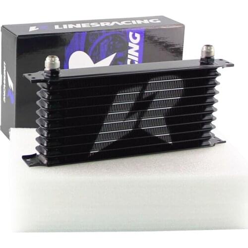 LINESRACING UNIVERSAL 10 ROW AN-10AN OIL COOLER Trust Type Black/Blue