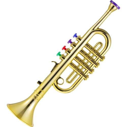 Milisten Interesting Kids Trumpet Toy Children Musical Instrument Toy Party Supplies Favors Birthday Gift for Toddlers Teens