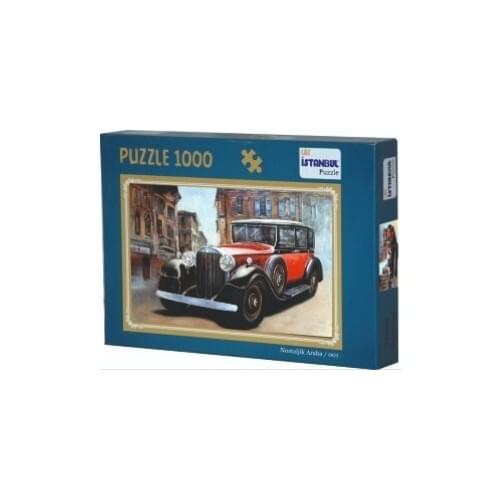 Man Games Nostalgic Car 1000 Piece Jigsaw Puzzle