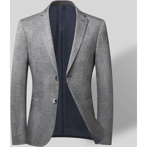 2021 Spring Male Blazer Luxury Single Breasted Business Casual Blazer Men Fashion Slim Fit Prom Blazers Man Plus Size 4xl