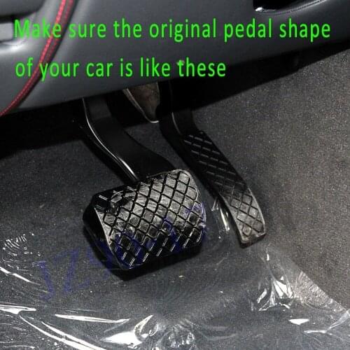 Stainless Steel Gas Accelerator Fuel Brake Pedals AT Plate Pad For Audi Q7 Porsche Cayenne VW Volkswagen Touareg 2007-2015