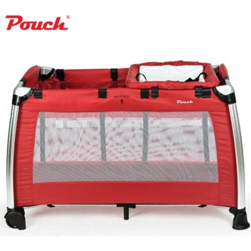 Adorbaby Pouch H13 Baby Bed Play Yard Infant Travel Sleeper Baby Portable Cot breathable folding baby crib outdoor for travel