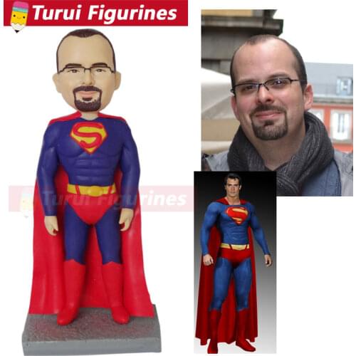 Custom sculptures from photo custom made armyman soldier bobblehead personalized figurine for military officer commander dolls