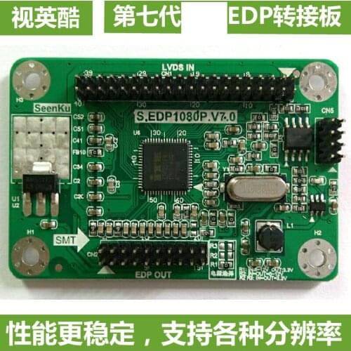 7th generation LVDS to EDP driver board adapter board LVDS to DP EDP adapter board EDP driver board