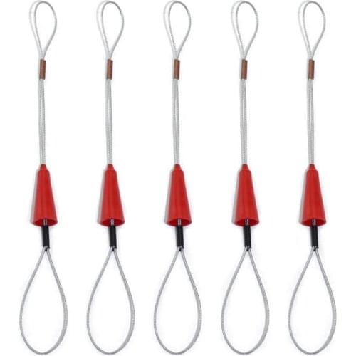 Red Wire Traction Fish Tape Fastener Tool For Electrical Fish Tape Cable Puller Wire Harness Tying Device Multi-function Tool