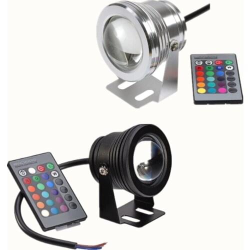 10W led flood light Waterproof for Outdoor garden lamp underwater 12V aquarium swimming pool spotlight stainless car lighting