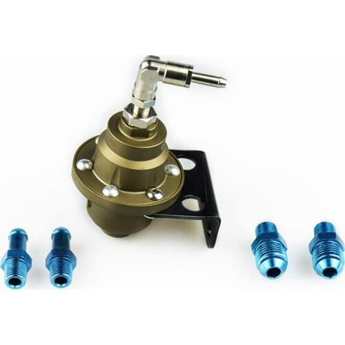 High pressure universal Jdm Aluminum Adjustable Fuel Pressure Regulator FPR Type S