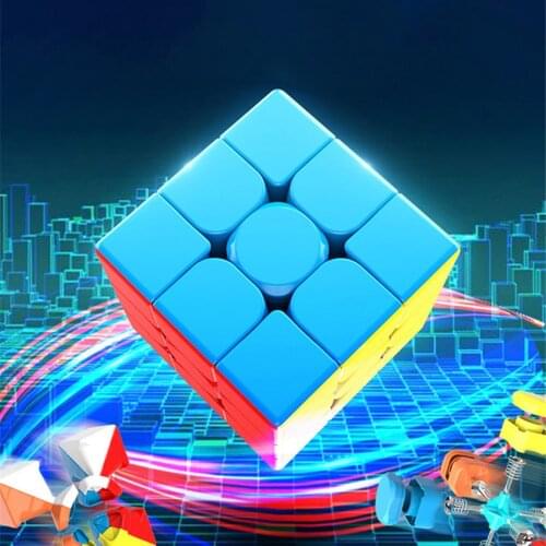 MoYu 3x3x3 meilong magic cube stickerless cube puzzle professional speed cubes educational toys for students