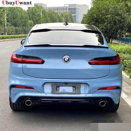 Rear Trunk Lip Spoiler For BMW X4 G02 2019 2020 High Quality ABS Plastic Gloosy Black Car Tail Wing Decoration Auto Accessories