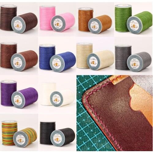 0.8mm Waxed Thread Repair Cord String Sewing Leather Hand Stitching DIY Thread For Jewelry Making Bracelet Necklace