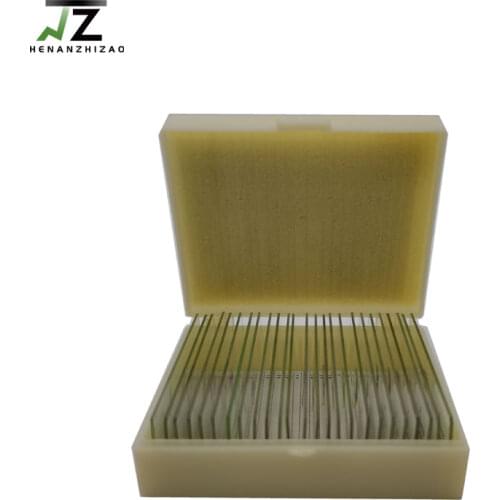 25pcs/set Medical parasitology slides parasite prepared microscope slides