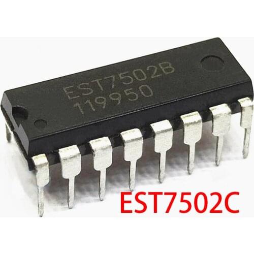 5pcs/lot EST7502B EST7502C EST-7502 EST7502 DIP-16