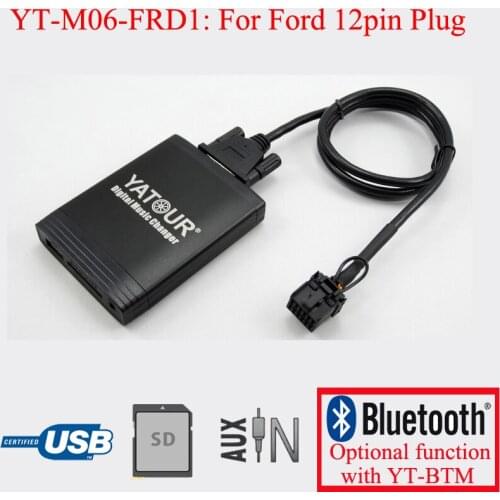 Yatour Car stereo USB SD digital MP3 player for Ford 12pin plug