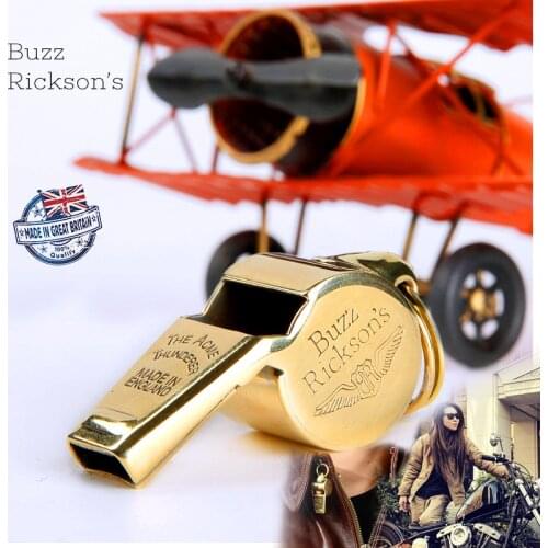 British original import brass flight whistle Buzz Ricksons World War II reenactment of the Air Force whistle