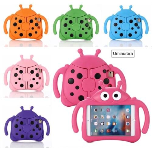 For IPad Mini Air 4 3 2 10.9 Case Kids Shockproof EVA Cover for IPad 6 9.7" 2018 7th 8th 10.2 10.5 Cartoon Full Body Stand Case