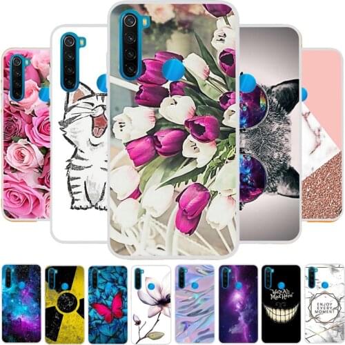 A Phone Case For Xiaomi Redmi Note 8 Case Silicone Painting Soft TPU Cover For Xiaomi Redmi Note 8 Bumper Case Fundas Coque