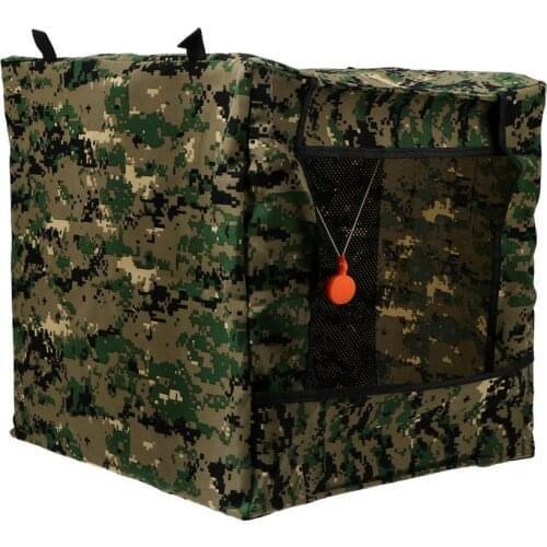 Silencer Sling-shooting Target Box Camouflage Folding Slingshot Practice Case Foldable Outdoor Bullseye 40x40x40cm