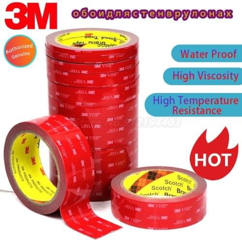 3M Car Special Double Sided Tape Vhb Strong Waterproof Mounting Acylic Adhesive 6/8/10/20/30/40mm No Trance for Home 5608 School