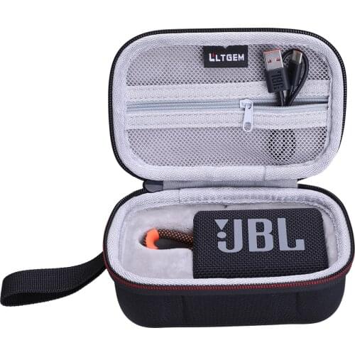 LTGEM EVA Hard Case for JBL Go 3 Portable Speaker with Bluetooth, Built-in Battery