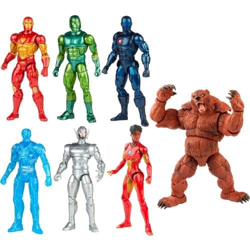 ML Legends Modular Stealth Hologram Iron-Man Vault Guardsman Darkstar Ironheart Ultron Ursa Major Wave 6"Action Figure