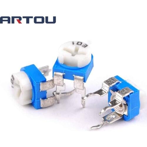 100PCS Trimmer Potentiometer RM065 RM-065 10Kohm 103 10K Trimmer Resistors Variable adjustable Resistors