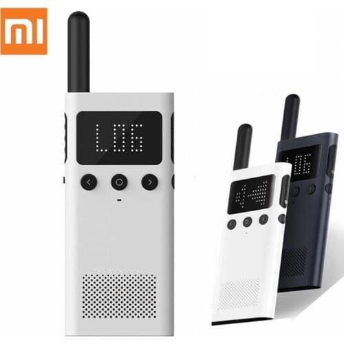 Xiaomi Mijia Smart Walkie Talkie 1S with FM Radio Speaker Standby Smart Phone APP Location Share Fast Team Talk Update Version