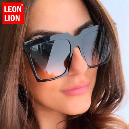 LEONLION Square Sunglasses Women Retro Women Sunglasses Oversized Sunglasses For Women Luxury Glasses Men Brand Designer Eyewear